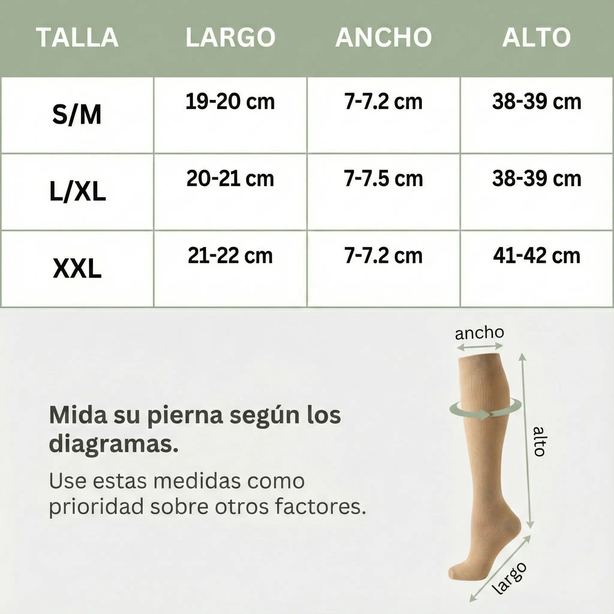 Calcetines de Compresión Anchos PasoSano™ - para Alivio del Dolor