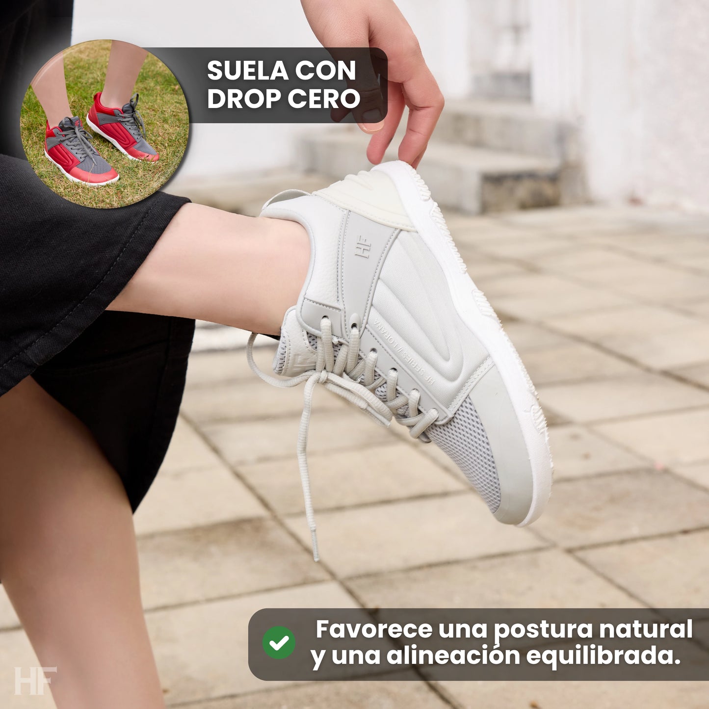 Zapatillas Lorana – zapatos barefoot ergonómicos para uso diario (Unisex)