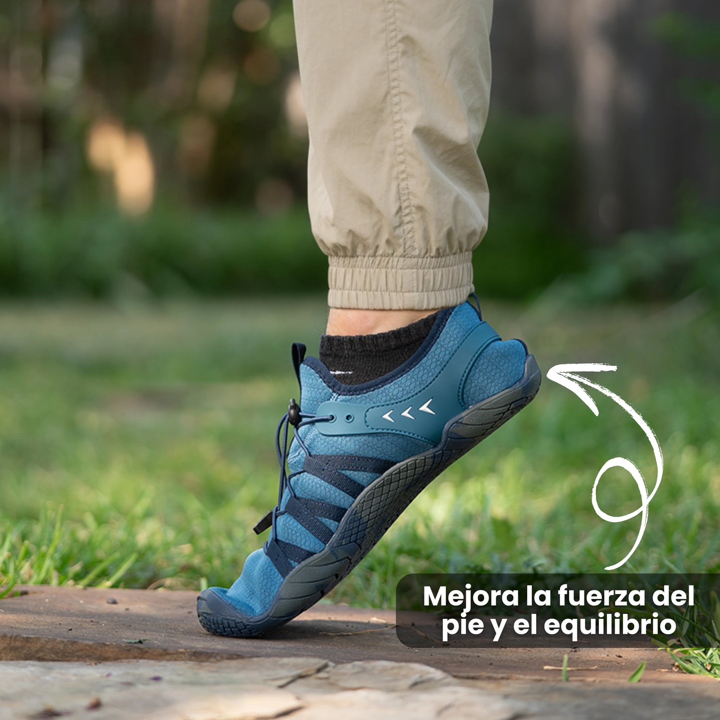 Aventura Caspiana - zapatos de barefoot antideslizantes para exteriores (Unisex)