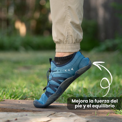 Aventura Caspiana - zapatos de barefoot antideslizantes para exteriores (Unisex)