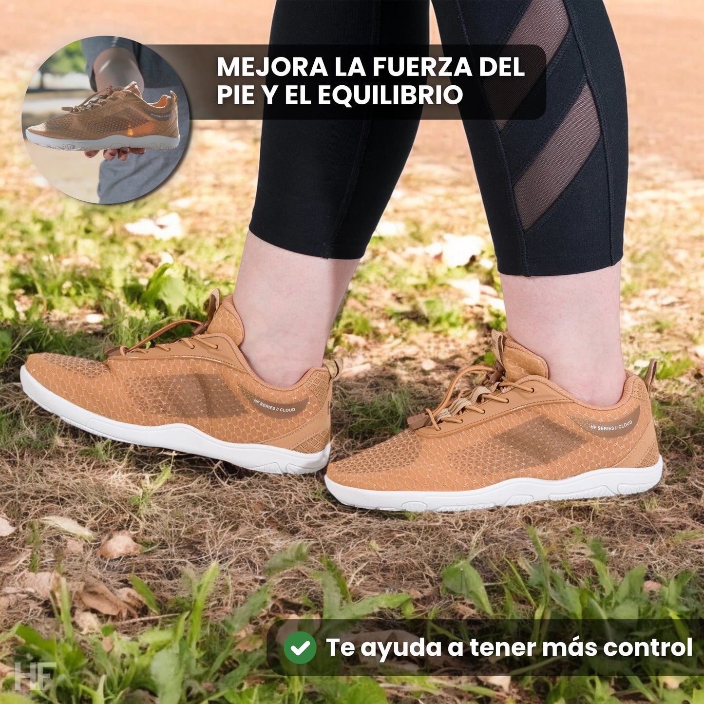 HF Series x Cloud – zapatos barefoot ergonómicos y de soporte (Unisex)