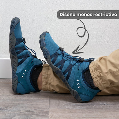 Aventura Caspiana - zapatos de barefoot antideslizantes para exteriores (Unisex)