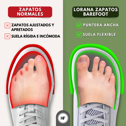 Zapatillas Lorana – zapatos barefoot ergonómicos para uso diario (Unisex)