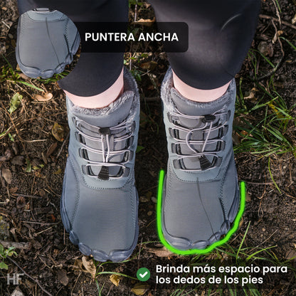 Caspar Pro – Zapatos Barefoot de Invierno Antideslizantes y Resistentes al Agua