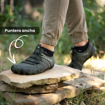 Aventura Caspiana - zapatos de barefoot antideslizantes para exteriores (Unisex)