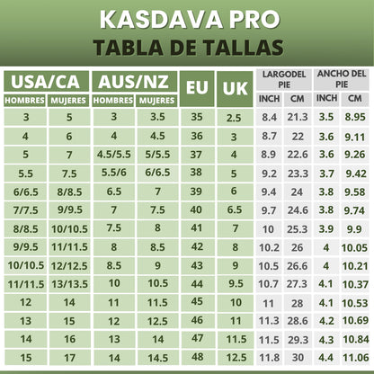 Kasdava Pro - zapatos Barefoot antideslizantes y a prueba de agua para invierno (Unisex)