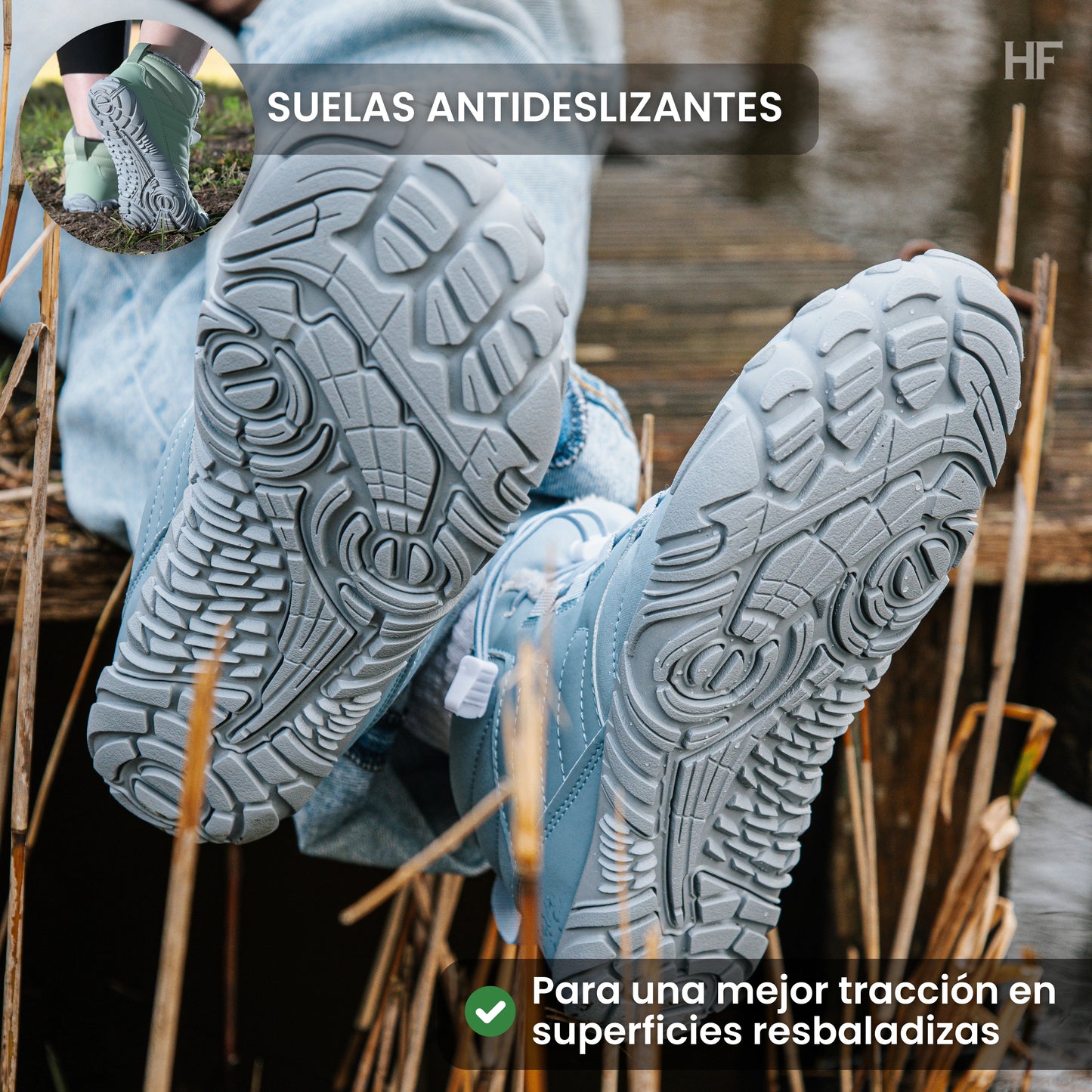 Caspar Pro – Zapatos Barefoot de Invierno Antideslizantes y Resistentes al Agua