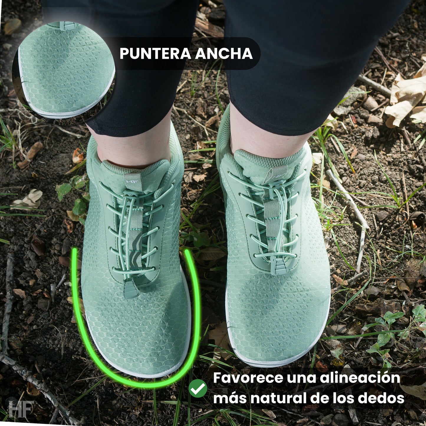 HF Series x Cloud – zapatos barefoot ergonómicos y de soporte (Unisex)