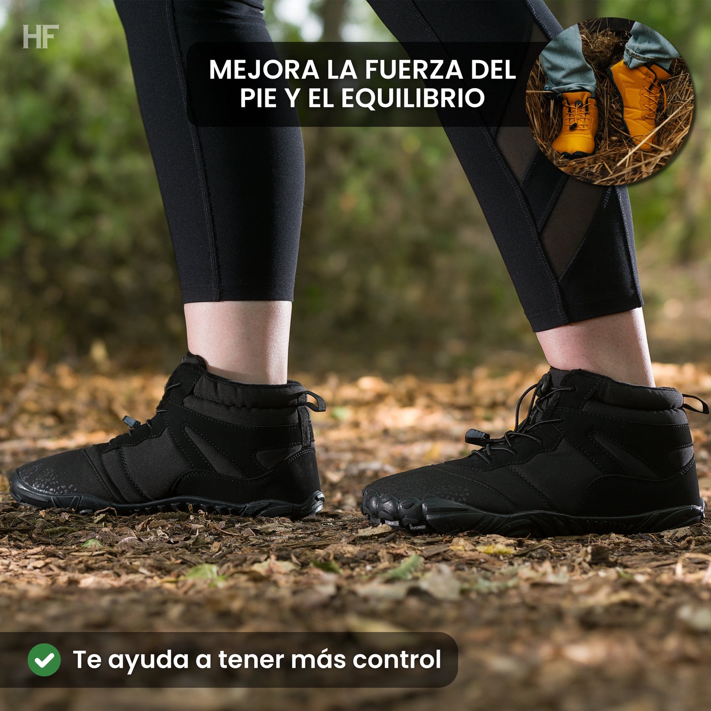 Vindra Flex - antideslizante y universal zapatos de invierno Barefoot (impermeables)