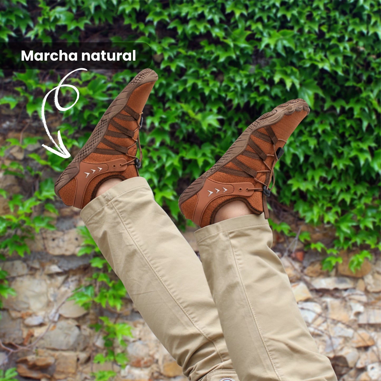 Aventura Caspiana - zapatos de barefoot antideslizantes para exteriores (Unisex)